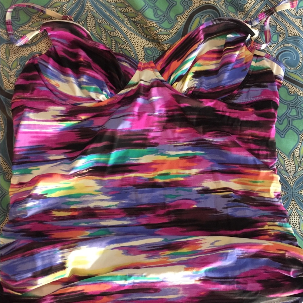 Assets by Spanx XL tankini swimsuit top